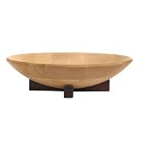 DANSK WOODENWARE DESIGN ART WOODEN SALAD SERVING BOWL