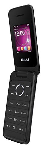 Blu diva flex - flip phone - unlocked dual sim - black