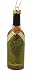 Chardonnay White Wine Glass Bottle With Grapes Christmas Ornament