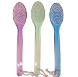 Swissco Oval Bath Brush Nylon Bristle Assorted Colors
