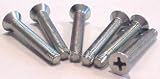1/4-20 X 1 Type F TCS / Phillips / Flat Head / 410 Stainless Steel / 3,000 Pc. Carton