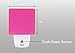 [Pack of 2] Iavo Auto ON/OFF Plug In LED Night Light with Dusk to Dawn Sensor (Pink/Red)