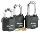 Master Lock 6127LJ 2 5/8 Wide Pro Series All Weather Padlock, 2 1/2 Shackle Master Lock 6127LJ 5 Pin Weather Pl Keyed Diff 2-3/8