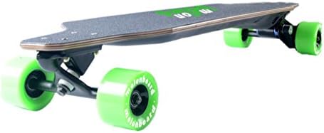 Electric Skateboard - Go Really Fast w/ 18 MPH Speed - Get Really Far w/ 18 Mile Range - Lightweight To Carry Around - Recycles Power Every Time You Brake - Fast Even When Going Uphill - by MelonBoard