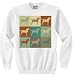 Horses Pop Art Sweatshirt