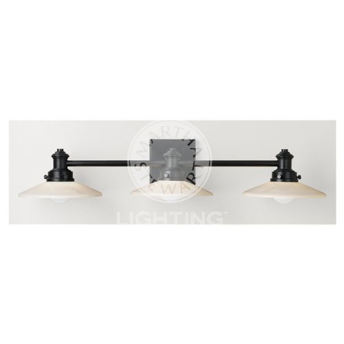 Martha Stewart Three-Light Bathroom Vanity Light
