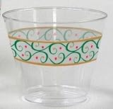 Holiday Plastic 9oz Tumbler Starry Swirlz