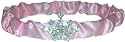 Mud Pie Baby If the Tiara Fits Pink Satin Crown Headband