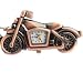 MOTOR CYCLE STAINLESS STEEL POCKET WATCH WITH KEYCHAIN