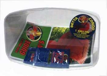 Betta Condo 1 Gallon Tv White (Catalog Category: 