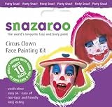 from costumechest Face Painting Kit (for 10 faces, Snazaroo) - Circus Clown