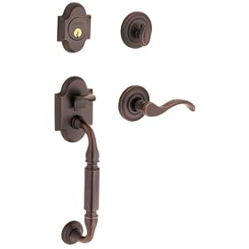 Baldwin 85305.112.LENT Canterbury Sectional Trim Left Hand Handleset with Wav...