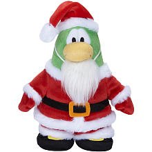 Disney Club Penguin 6.5 Inch Series 5 Plush Figure Santa [Includes Coin with Code!]