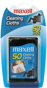 50Pack CD Disc Cleaning Cloths