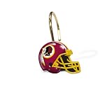 NFL Washington Redskins Set of 12 Shower Curtain Rings