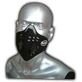 Respro Techno Anti Pollution Mask (Black, Med)