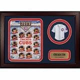 2008 Chicago Cubs Photograph with Team Jersey Patch in a 12" x 18" Deluxe Frame