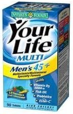 Nature's Bounty Your Life Multi Men's 50+ Multivitamin -- 90 Tablets by Us Nutrition Inc
