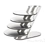Stainless Steel Coaster and 5-pc. Stand Set
