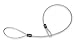 Planet Bike Seat Leash Bicycle Security Cable (3mm x 24-Inches)