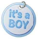 It's a Boy Blue Baby Shower Favors Charms - Pkg of 24 Charms