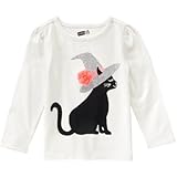 クレイジーエイト Crazy 8/ キャット ブロッサム ティ アイボリー トップス長袖Tシャツ 3歳【並行輸入】