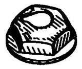 10-32 Flanged Pal Nut (100 count)