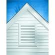 Alcoa Home Exteriors SQGV1414 PW 14" x 14" Square Gable Vent