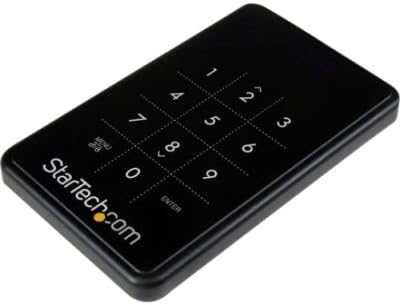 2PG5615 - StarTech.com 2.5in Encrypted Hard Drive Enclosure - Portable External HDD Enclosure SATA to USB 3.0