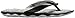 adidas Performance Women's Anyanda Flex W Athletic Sandal,Black/White/Core Heather Grey,6 M US