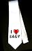 I Love Sagy Party Decoration Necktie