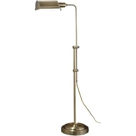 Normande JS3-729 27W PL Floor Lamp, each, Antique Brass Finish