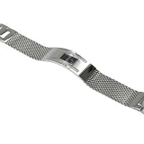 316L Stainless Steel Bracelet with carbon fiber and cubic zirconia stones. Length: 8 Width: 20mm