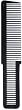 WAHL Styling Flattop Comb Black (Model: 3191)