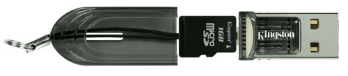 Cover image : Kingston 1GB microSD & microSD専用カードリーダ(黒) セットモデル FCR-MRB＋SDC/1GB