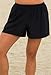 Beach Belle Women's Plus Size Black Short