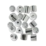 25 Grams Black & White Mix Cane Glass Furnace Beads!