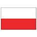 Poland Polish Polska Flag car bumper sticker 5 x 4