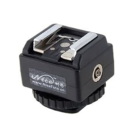 C-N2 Hot Shoe Holder with PC Hole (Black) + Worldwide free shiping