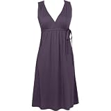 Faux Wrap Solid-Color Knit Dress