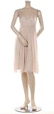 BCBG COROZO MESH&JERSEY BEADED PLEATS DRESS NEW 10