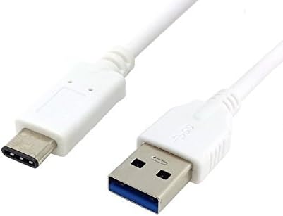 USBelieve USB 3.1 Type C (USB-C) to Standard Type A Male (USB 3.0) Charging Cable Reversible Design for LG G5, Apple New Macbook, Nexus 5X, 6P, HP Pavilion X2 and Type-C Phones (1M-White)