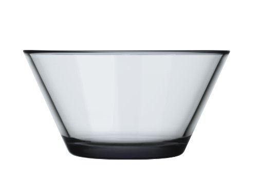 iittala Kartio 13-Ounce Glass Bowls, Grey