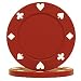 100 Suited Composite Chips - Red