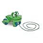Melissa & Doug Deluxe Wooden Frolicking Frog Pull Toy