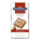 Ghirardelli Luxe Milk Chocolate Bar with Almonds, 3 oz