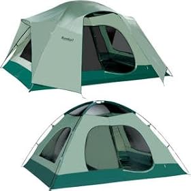 Eureka Tetragon 1210 Tent 8-Person 3-Season One Color, 120 sq ft by Eureka