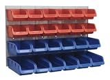 TPS132 Bin & Panel Combination 24 Bins - Red/Blue