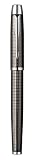 Parker Premium IM Fountain Pen Chiselled Gunmetal Lacquer and Chrome Trim Ref S0908680