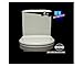 GLOW IN THE DARK EYEs - TOILET MONSTER Decal Bathroom Wall Funny Cute Sticker